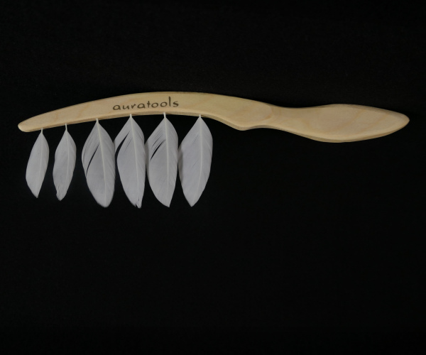 Kleine Aurakämme mit Gänsefedern (Ahorn)